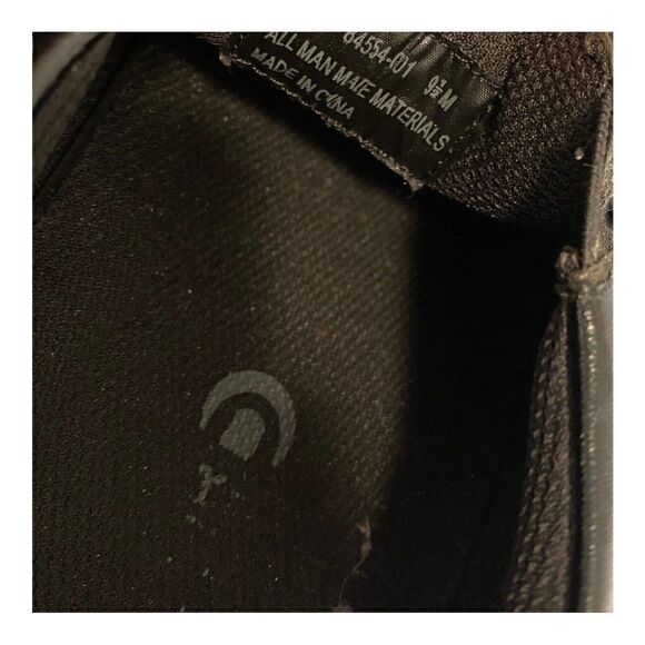 Nunn Bush Mens Sanford Work Shoes Black Slip-On Bicycle Toe Memory Foam 9.5 M - Picture 7 of 7